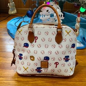 Dooney & Bourke Phillies Zip Zip Satchel